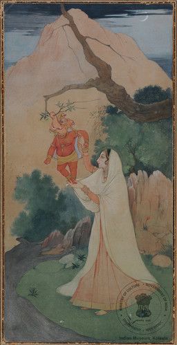 ganesha, parvati_(hindu_mythology), asian_mythology, hindu_mythology, mythology