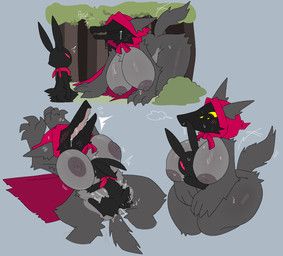 big_bad_wolf, fairy_tales, snazzle_snapp, all_fours, anthro