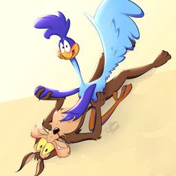 road_runner_(looney_tunes), wile_e._coyote, looney_tunes, warner_brothers, dilibay_heaven