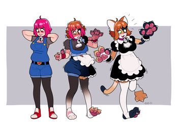 miss_v_(littlemiss-v), blackshirtboy, 4_fingers, alternative_fashion, anthro