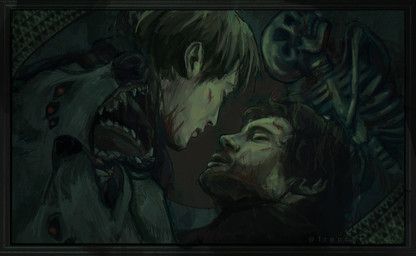 hannibal_lecter, will_graham, hannibal_(series), french-mango, blood