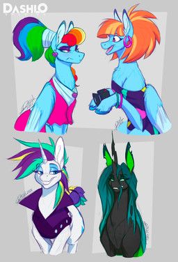 queen_chrysalis_(mlp), rainbow_dash_(mlp), rarity_(mlp), windy_whistles_(mlp), friendship_is_magic