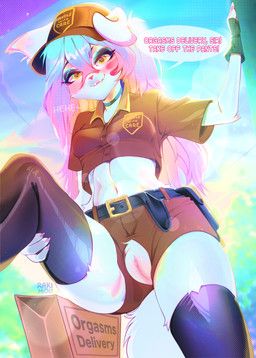 rakimou, anthro, bottomwear, box, breasts