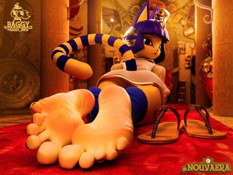 ankha_(animal_crossing), animal_crossing, nintendo, baggy_(artist), nouvaera