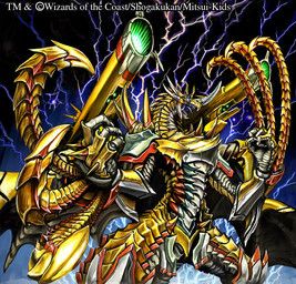 duel_masters, mythology, nakagawa_(pixiv), 4_fingers, 5_horns