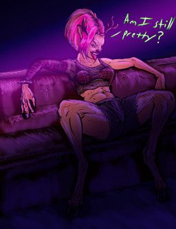 k-libra, alternative_fashion, anthro, antler_growth, antlers