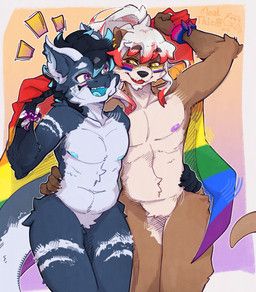 fox_(katsukrambles), kyn_(fluffywyvern), mythology, meatthiefff, anthro
