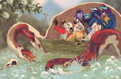 corslayd_(character), darel, nixiris_(nixiris), ruby_renardrouge, stygs_(theretrovilatedone)