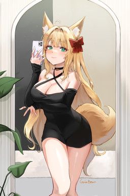 fankey, animal_humanoid, big_breasts, bottomwear, breasts