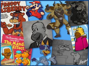 appa_(a:tla), bluey_heeler, brother_bear_(character), freddy_(fnaf), homer_simpson