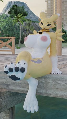 bandai_namco, digimon, king_of_milking, 4_toes, anthro