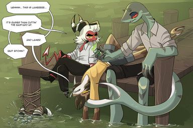 alessio_(helluva_boss), crimson_(helluva_boss), florenz_(astarvingfarbeagle), hellaverse, helluva_boss