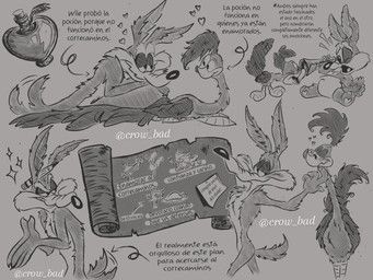 road_runner_(looney_tunes), wile_e._coyote, looney_tunes, warner_brothers, crow_bad