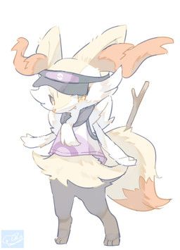 purple_unite_style_braixen, nintendo, pokemon, pokemon_unite, umizabu