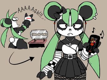 kuromi, onegai_my_melody, palworld, pocketpair, sanrio