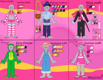 pepto_heeler_(artist), animal_onesie, armwear, bottomwear, clothing