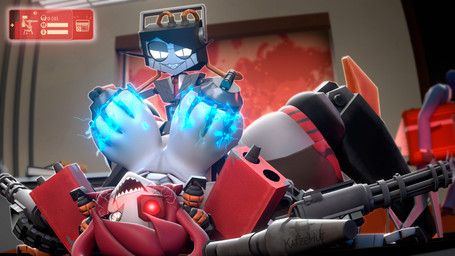 sapphyre_the_electro-sapper_girl, senthia, sentry_gun_(team_fortress_2), spy_(team_fortress_2), team_fortress_2