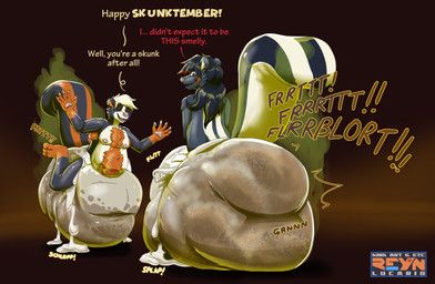 tatianne_(timothy_skunk), zeydaan, skunktember, zeydaan_(artist), anthro