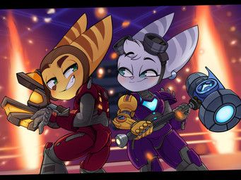 ratchet_(ratchet_and_clank), rivet_(ratchet_and_clank), ratchet:_deadlocked, ratchet_and_clank, sony_corporation