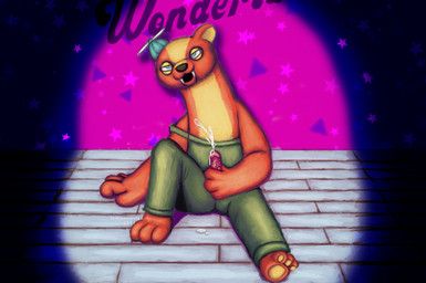 willy_the_weasel, willy's_wonderland, luminescentgoat, anthro, bodily_fluids