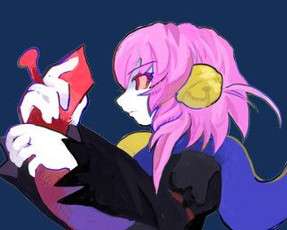 magentagirl_(8eyes), 8eyes, rgb_paw, yogurt200, 2000s_anime_style