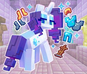 rarity_(mlp), friendship_is_magic, hasbro, microsoft, minecraft