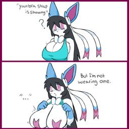 tess_(donedoggo), bra_strap_showing_(meme), nintendo, pokemon, donedoggo