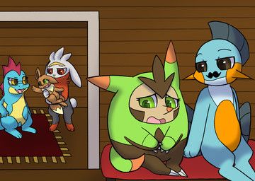 croconaw_(starters), eevee_(emfeezy), marshtomp_(starters), quilladin_(starters), raboot_(starters)