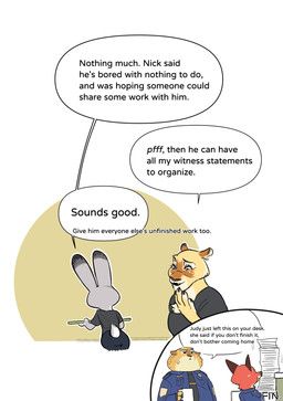 benjamin_clawhauser, judy_hopps, nick_wilde, disney, zootopia