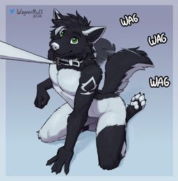 netis_(netiscraft), wagnermutt, anthro, arm_markings, black_body