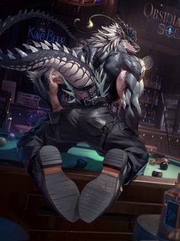 obsidian_(jiushi_is_90), mythology, jiushi_is_90, anthro, arm_tattoo