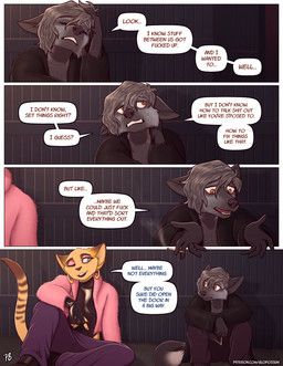 casper_(glopossum), junip, glopossum, anthro, black_lipstick
