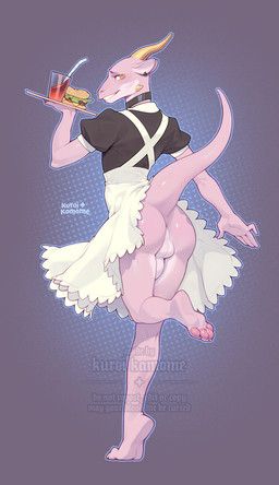 mythology, kuroi_kamome, 2_horns, 4_toes, 5_fingers