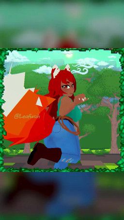 zoologist_(terraria), terraria, leafwah, sound_warning, acorn