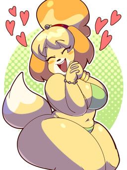 isabelle_(animal_crossing), animal_crossing, nintendo, jamcassette, anthro