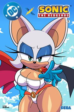 power_girl, rouge_the_bat, dc_comics, sega, sonic_the_hedgehog_(series)