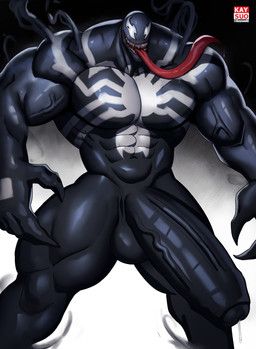 venom_(marvel), marvel, kaysuoae, abs, alien