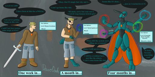 dewodude, 4_arms, anthro, arthropod, arthropod_abdomen