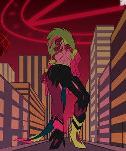 zeezi_(hazbin_hotel), hazbin_hotel, hellaverse, weaselclaw, anthro