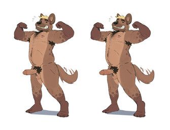 hunter_(pizzatrash), bunnbnui, anthro, areola, armpit_hair