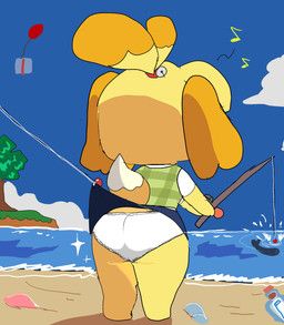 isabelle_(animal_crossing), animal_crossing, nintendo, forbiddenchees8, anthro
