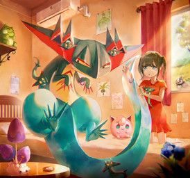 substitute_doll, nintendo, pokemon, kuranaga15, 4_fingers