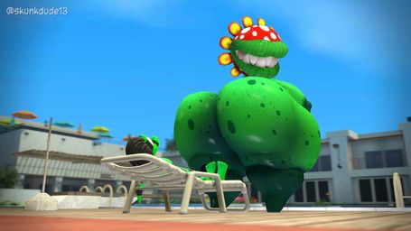 cameron_(skunkdude13), petey_piranha, mario_bros, nintendo, skunkdude13