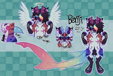 benji_(pinatareaper), mythology, pinatareaper, angel, anthro
