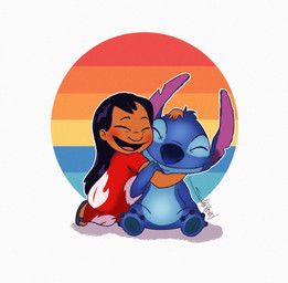 lilo_pelekai, stitch_(lilo_and_stitch), disney, lilo_and_stitch, corruptedcartoonist