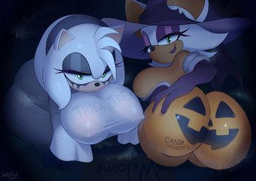 amy_rose, rouge_the_bat, halloween, sega, sonic_the_hedgehog_(series)