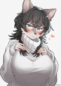 ayabemiso, anthro, big_breasts, black_hair, blue_eyes