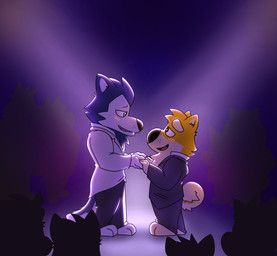 background_character, bau_husky, gab_shiba, gab_(comic), gabshiba