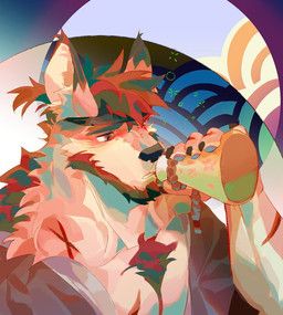 seatohao, accessory, anthro, asian_clothing, beard