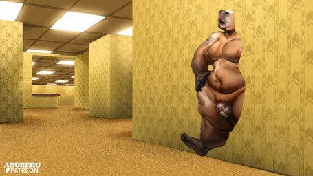 the_backrooms, aruberu, anal, anal_penetration, big_penis